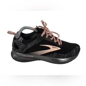 Brooks Womens Levitate 4 1203351B041 Black Running Shoes Sneakers Size 8 B
